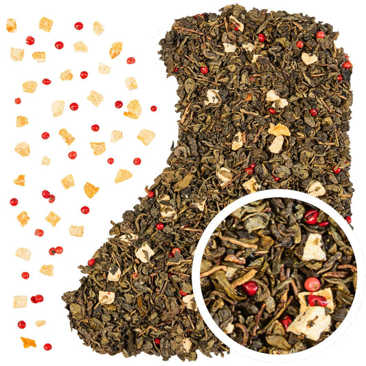 Brzoskwiniowa 50 g herbata zielona z brzoskwinią i nutą pieprzu