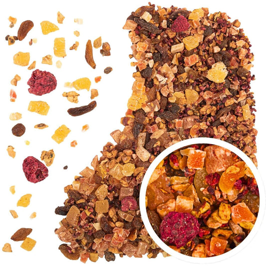 Cytrusowa pokusa 50 g - herbata owocowa orzeźwiająca z ananasem i papają