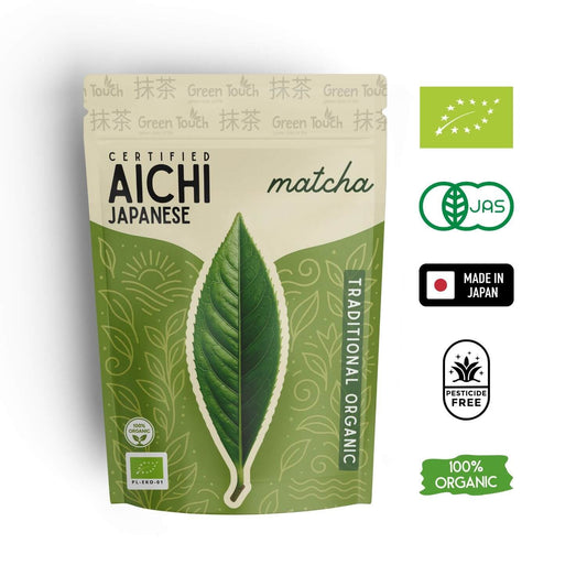 Herbata matcha japońska Aichi Tradycyjna 50 g certyfikowana BIO Green Touch