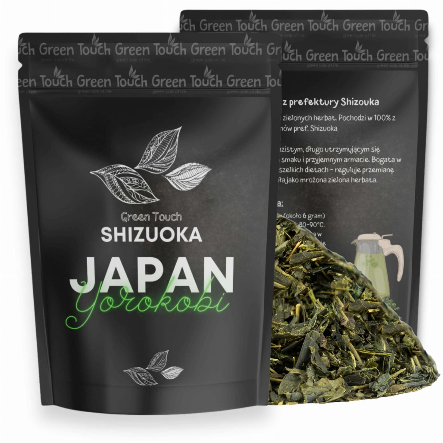 Sencha Yorokobi Shizuoka 100 g - japońska zielona herbata z nutą morskiej bryzy i szpinaku