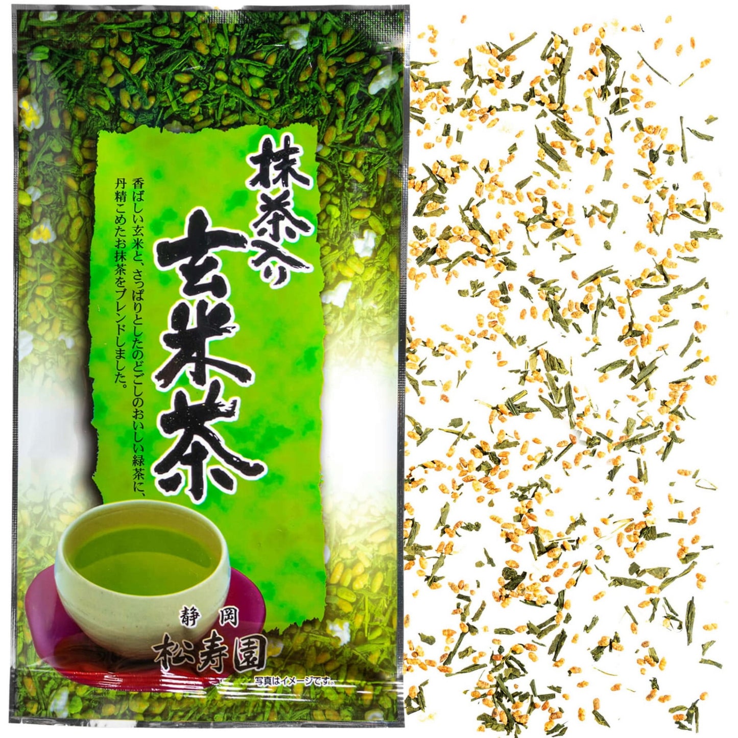 Matcha Iri Genmaicha 70 g herbata japońska Bancha z dodatkiem prażonego ryżu oraz matchy