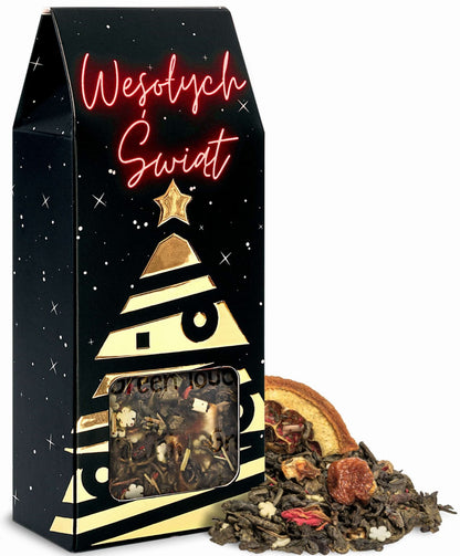 Herbata świąteczna w pudełku na prezent - Zimowy czar 60 g