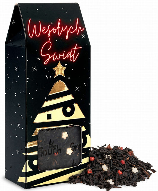 Herbata świąteczna w pudełku na prezent - Wesołych świąt 60 g