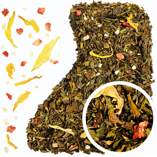 7 Zielonych Skarbów 50 g herbata zielona z bambusem, owocami i kwiatami