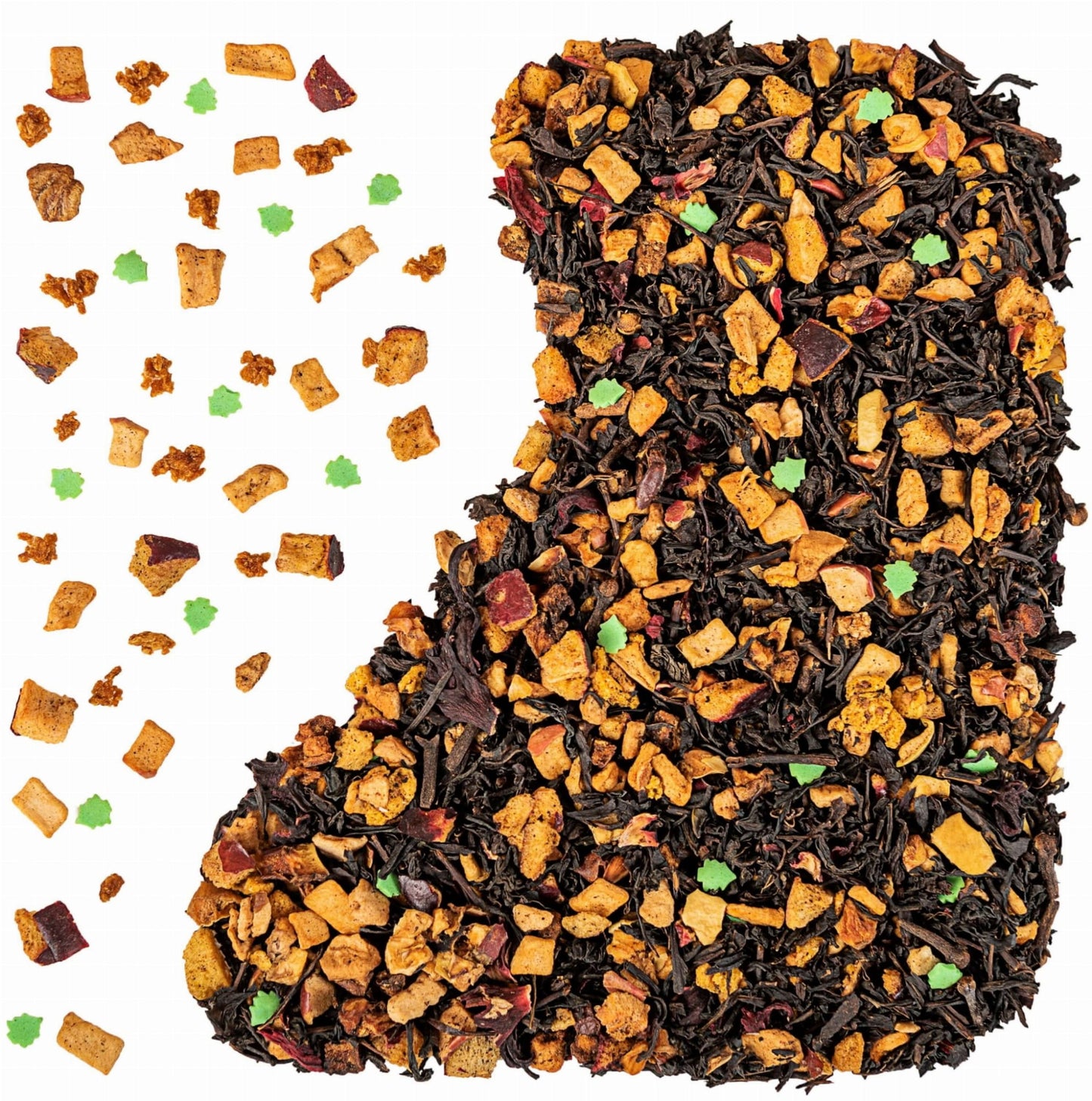 Herbata czarna świąteczna w pudełku na prezent - Zielona choinka 60 g