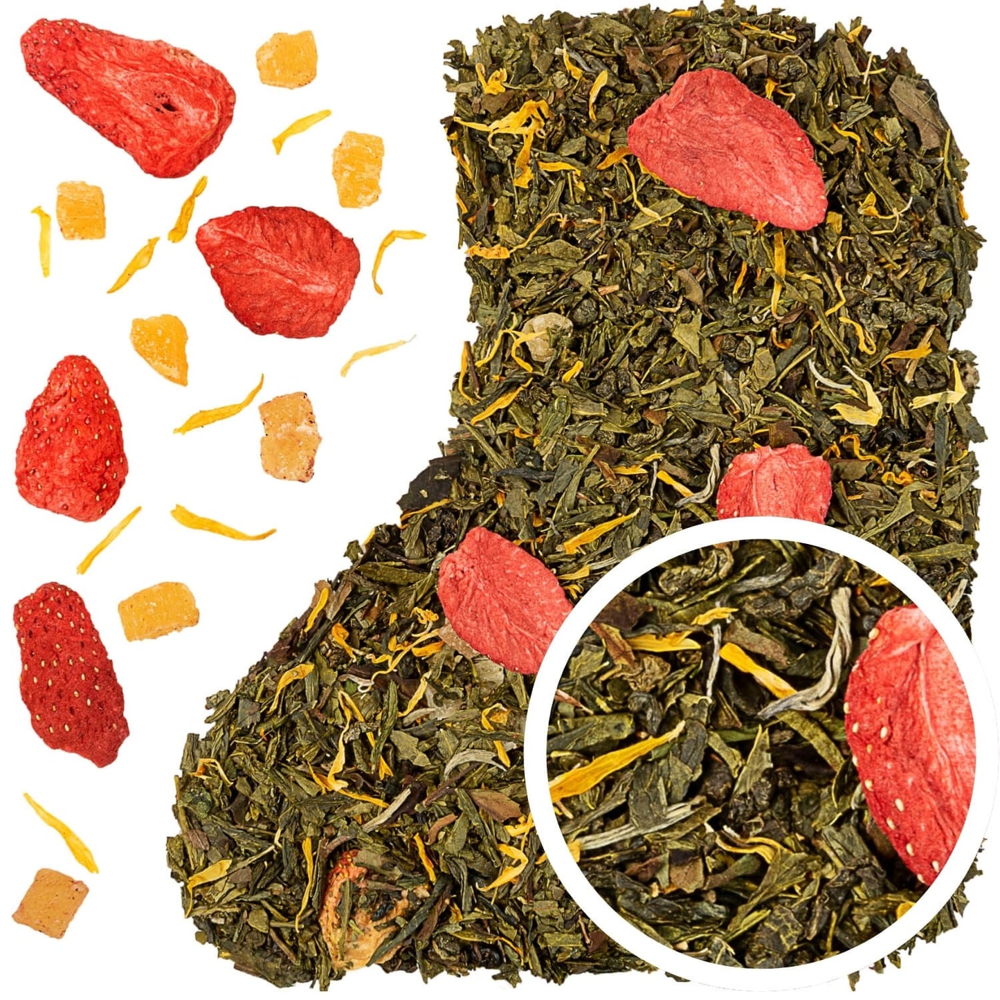 9 Skarbów Chin 50 g herbata zielona z ananasem, oolong i Pai Mu Tan