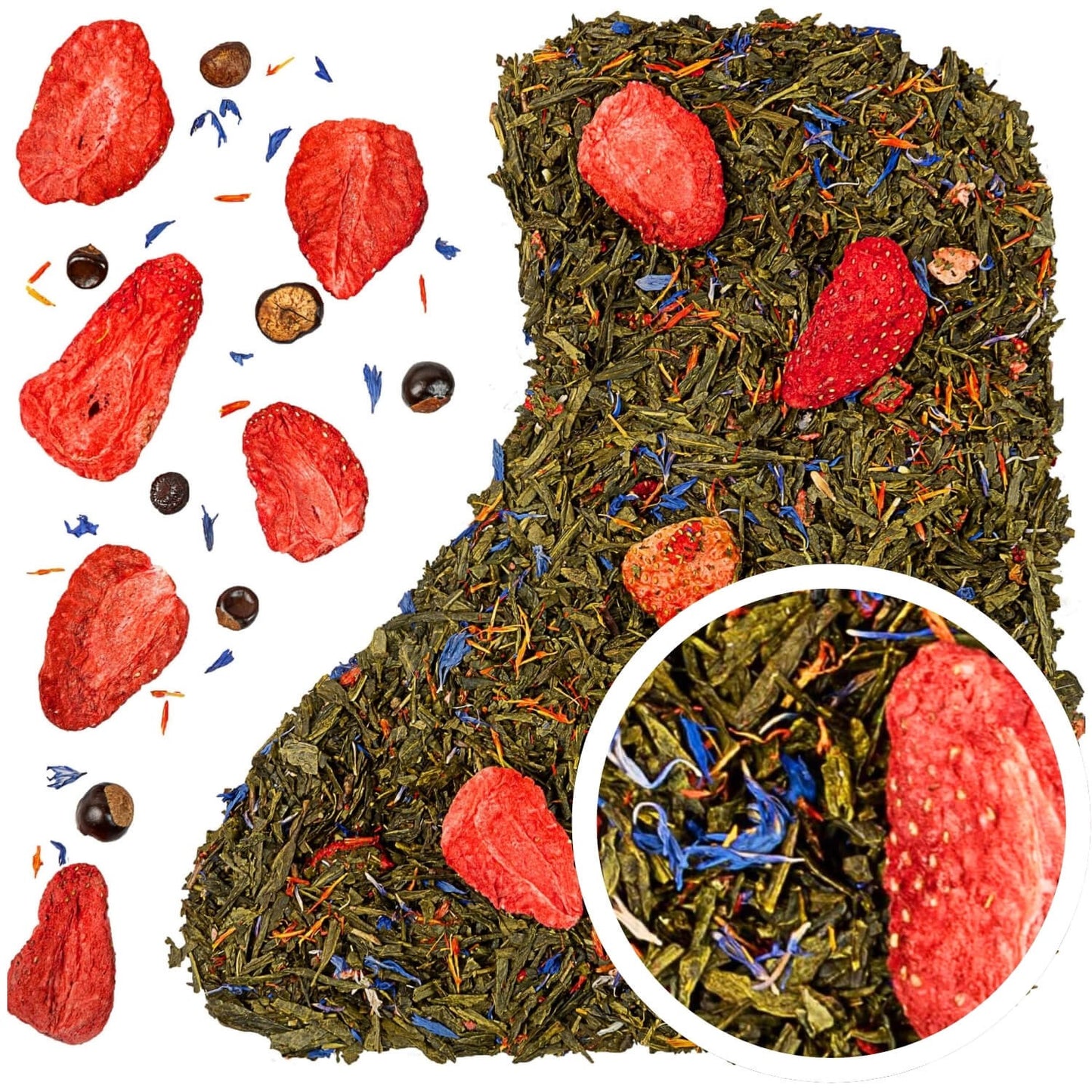 Blue Joy 50 g herbata zielona energetyzująca z guaraną i owocami