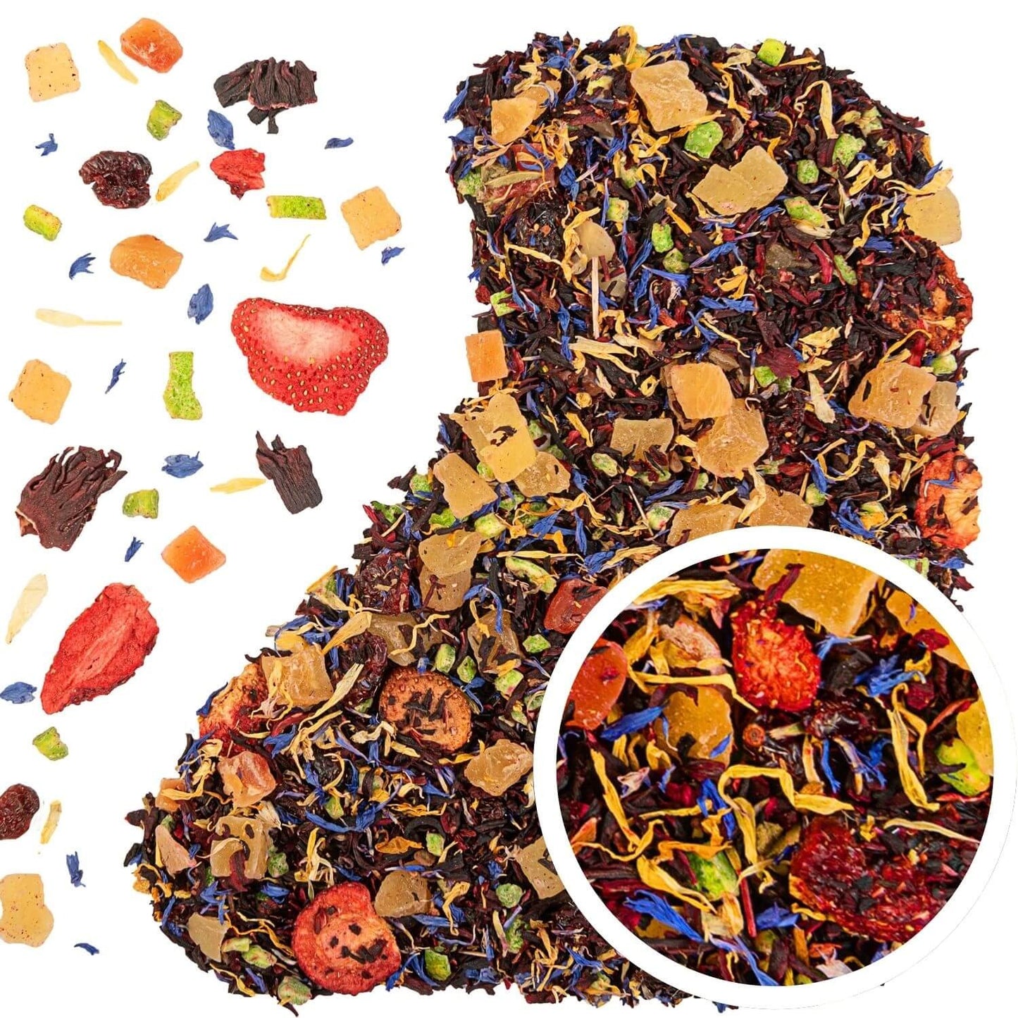 Happy kids - 50 g herbata owocowa z ananasem, mango i kwiatami