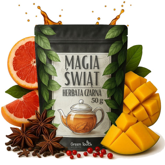 Magia świąt 50 g - herbata czarna świąteczna mango anyż goździk grejpfrut