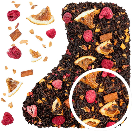 Poezja smaku 50 g - herbata czarna pomarańczowa z jabłkiem i cynamonem maliny