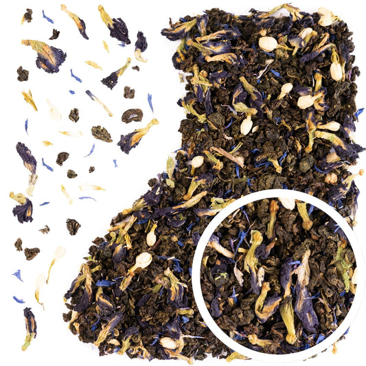 Niebieska perła 50 g - herbata oolong, klitoria ternateńska, jaśmin i bławatek