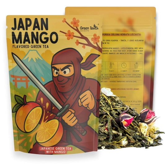 Japan Mango 50 g - herbata zielona japońska sencha Shizuoka mango naturalna