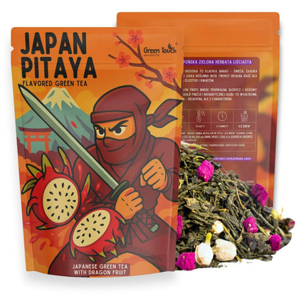 Japan Pitaya 50 g - herbata zielona japońska sencha Shizuoka pitaja jaśmin