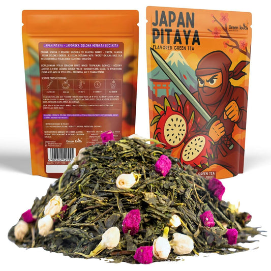 Japan Pitaya 50 g - herbata zielona japońska sencha Shizuoka pitaja jaśmin
