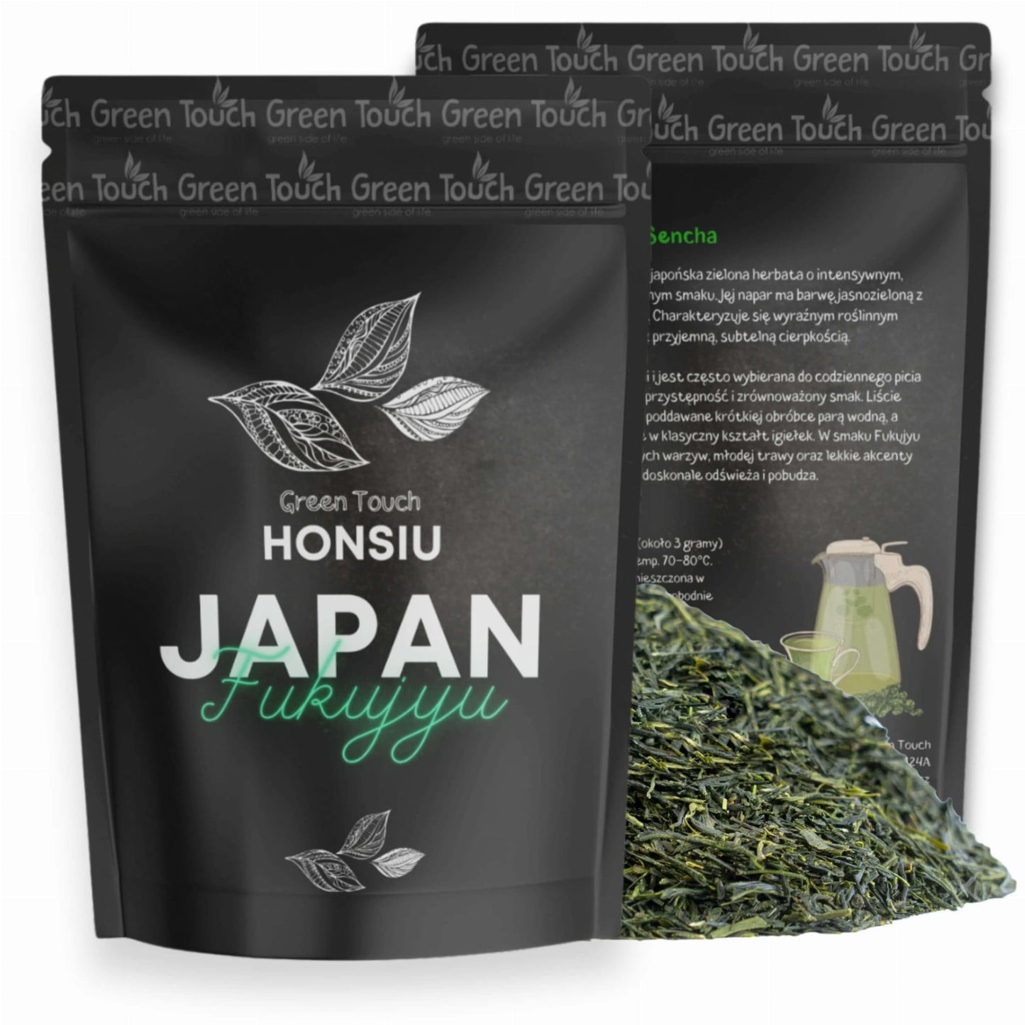 Japan Sencha Fukujyu 100 g herbata zielona japońska – delikatny smak