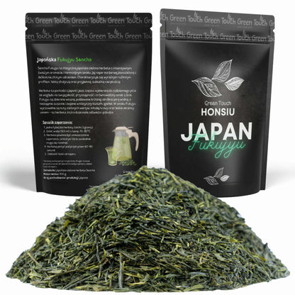 Japan Sencha Fukujyu 100 g herbata zielona japońska – delikatny smak