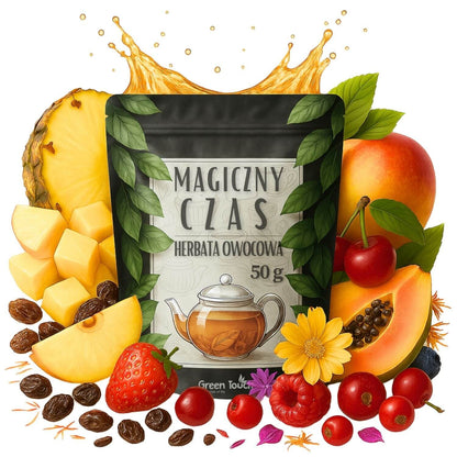 Magiczny czas 50 g - herbata owocowa kandyzowane owoce, kwiaty
