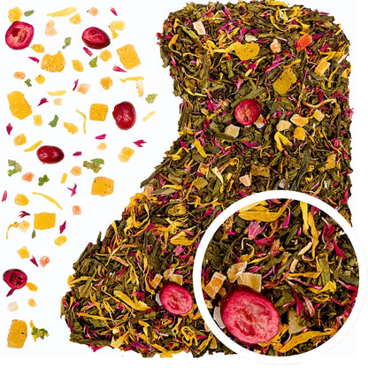 Rajski Ptak 50 g herbata zielona z mango, ananasem i papają