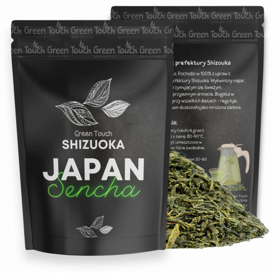 Sencha Shizuoka 100 g – japońska zielona herbata o świeżym, roślinnym aromacie