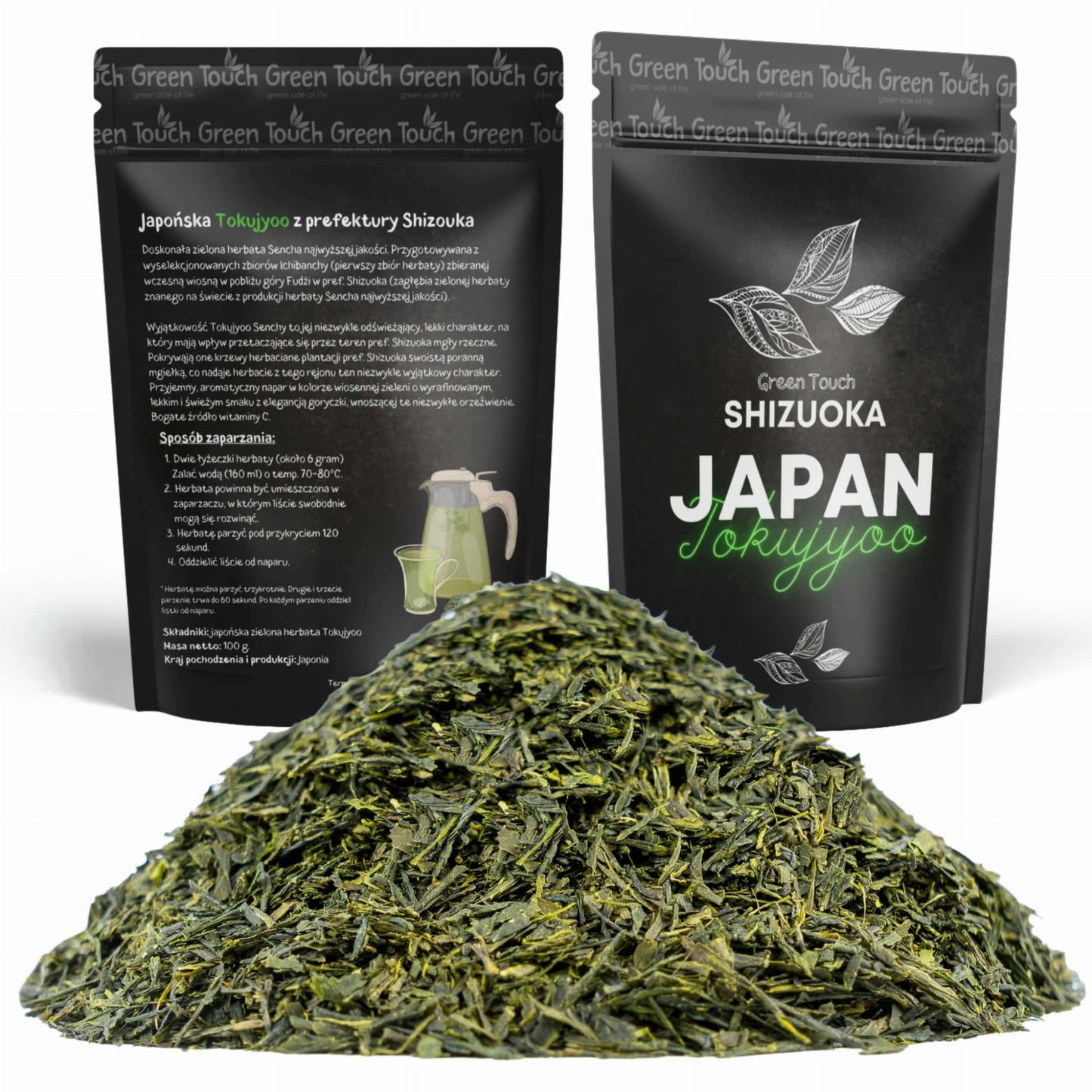 Sencha Tokujyoo Shizuoka 100 g – japońska herbata o kremowym finiszu
