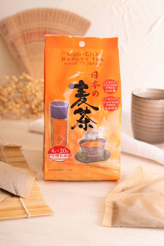 Japońska herbata jęczmienna Mugicha w saszetkach 80 g (4 g x 20) bez kofeiny