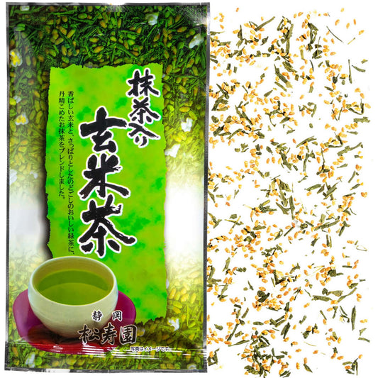 Matcha Iri Genmaicha 70 g herbata japońska Bancha z dodatkiem prażonego ryżu oraz matchy